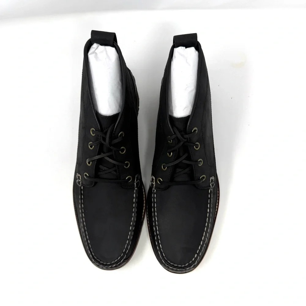 Cole Haan Men’s Pinch‎ Rugged Chukka Ankle Boots Black Leather 10.5 New in Box
